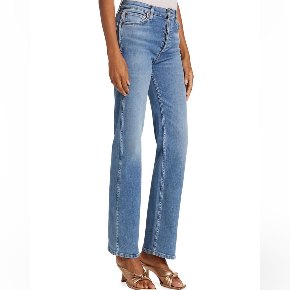 Re/Done 90’s High Rise loose jean in Rio Fade - Picture 3 of 9